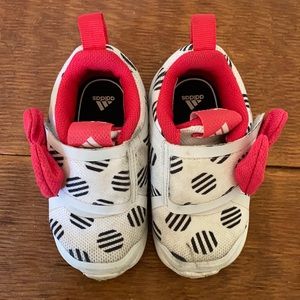 Adidas Polka Dot Minnie Mouse Sneakers